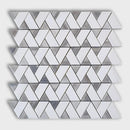 Multicolor Honed Slant Marble Mosaics 12x12