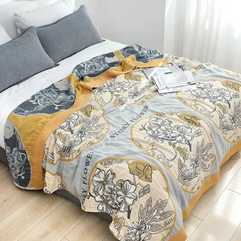 GobekUsa Cotton Gauze Boho Throw Blanket, photo 16 of 38