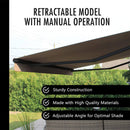 Multiple Awnings Brasilia Athena Retractable Sun Shade Awning [Made-To-Order] (SAK43179)