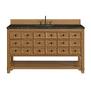 James Martin Malibu 60" Single Bathroom Vanity, Amber Birch