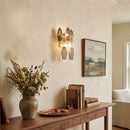 Murano Smoked Transparent Glass Wall Sconces