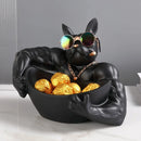 GobekUsa Cool Dog Resin Statue Sculpture Home Decor Gift