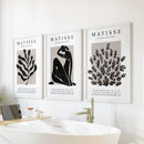 Matisse Posters Set of 3. Minimalist Botanical, Figure Prints by Wall Art Set