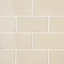 Sand Glossy Subway Ceramic Tiles 3x6