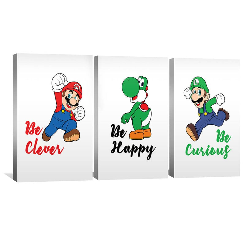 Mushroom Kingdom Heroes Canvas