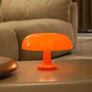 GobekUsa Mushroom table lamp minimalist modern bedroom bedside lamp Danish designer orange decorative table lamp