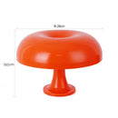 GobekUsa Mushroom table lamp minimalist modern bedroom bedside lamp Danish designer orange decorative table lamp