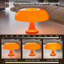 GobekUsa Mushroom table lamp minimalist modern bedroom bedside lamp Danish designer orange decorative table lamp