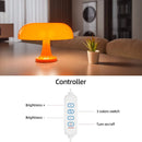 GobekUsa Mushroom table lamp minimalist modern bedroom bedside lamp Danish designer orange decorative table lamp
