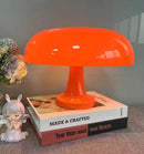 GobekUsa Mushroom table lamp minimalist modern bedroom bedside lamp Danish designer orange decorative table lamp