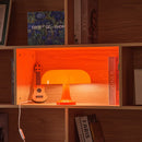 GobekUsa Mushroom table lamp minimalist modern bedroom bedside lamp Danish designer orange decorative table lamp