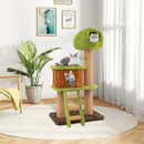 Cute Cat Tree for Indoor Cats with Mushroom-shaped Nest Condo and Climbing Ladder-Green by LJGDeals