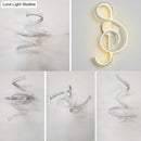 GobekUsa Musical Note LED Wall Sconce - Stylish Home Wall Mount Lighting for Bedroom or Living Room Décor