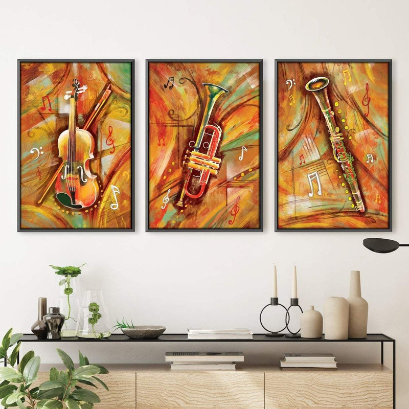 Musical Waves Canvas