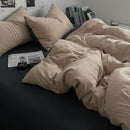 GobekUsa Cotton Bedding Set with Comforter Cover, Sheet, and Pillowcase Set