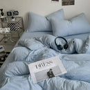 GobekUsa Cotton Bedding Set with Comforter Cover, Sheet, and Pillowcase Set
