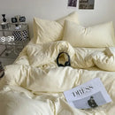 GobekUsa Cotton Bedding Set with Comforter Cover, Sheet, and Pillowcase Set
