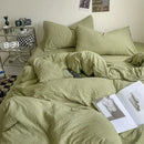 GobekUsa Cotton Bedding Set with Comforter Cover, Sheet, and Pillowcase Set