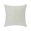 Mustard yellow cross faux suede pillow cover living room decor by Decorbites