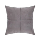 Mustard yellow cross faux suede pillow cover living room decor by Decorbites