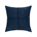Mustard yellow cross faux suede pillow cover living room decor by Decorbites