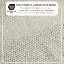 100% Cotton Woven Texture Bath Towel Set - Marbella Collection by Great Bay Home