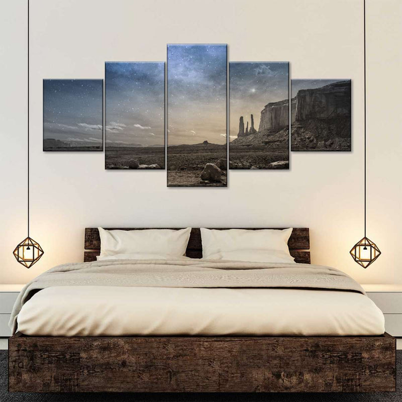 Simple Night Sky Wall Art