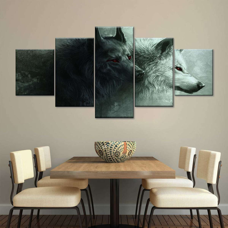 Sinister Wolves Wall Art