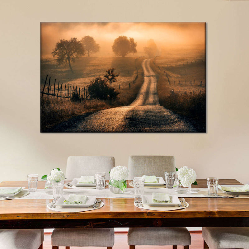 Field Of Fog Wall Art