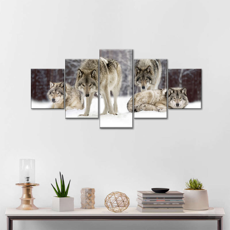 Wolf Pack Wall Art