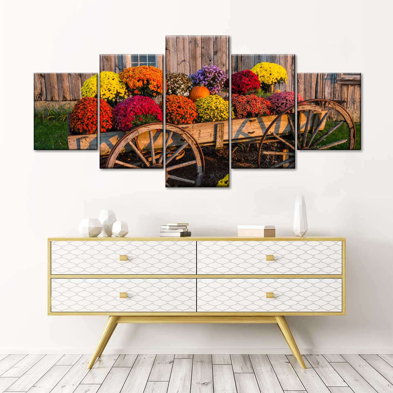 Flower Vending Stall Wall Art