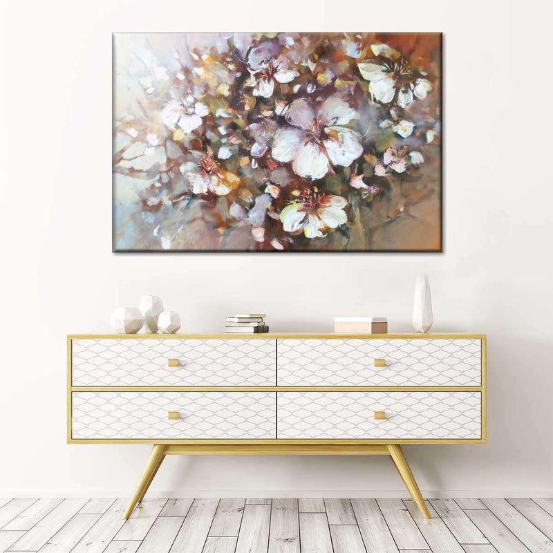 Abstract Almonds Blossom Wall Art