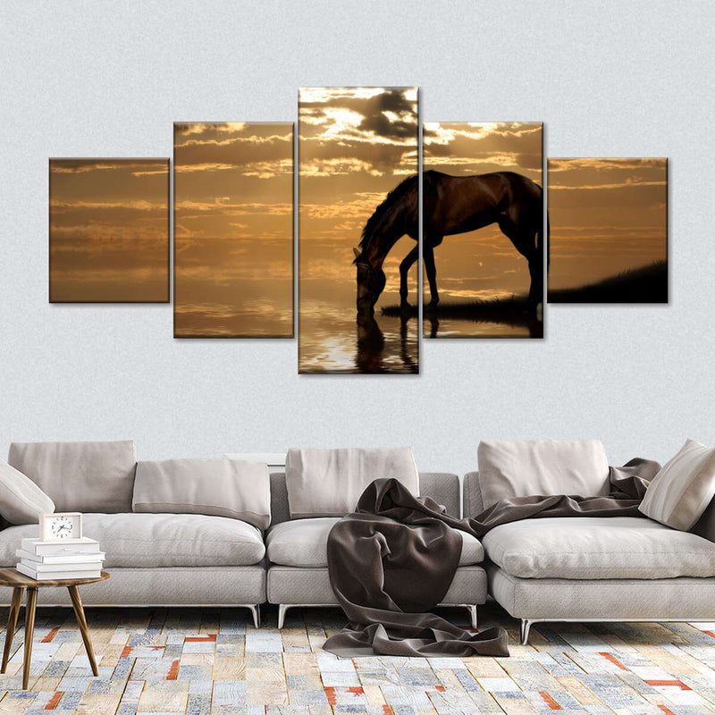 Lone Arabian Horse Wall Art