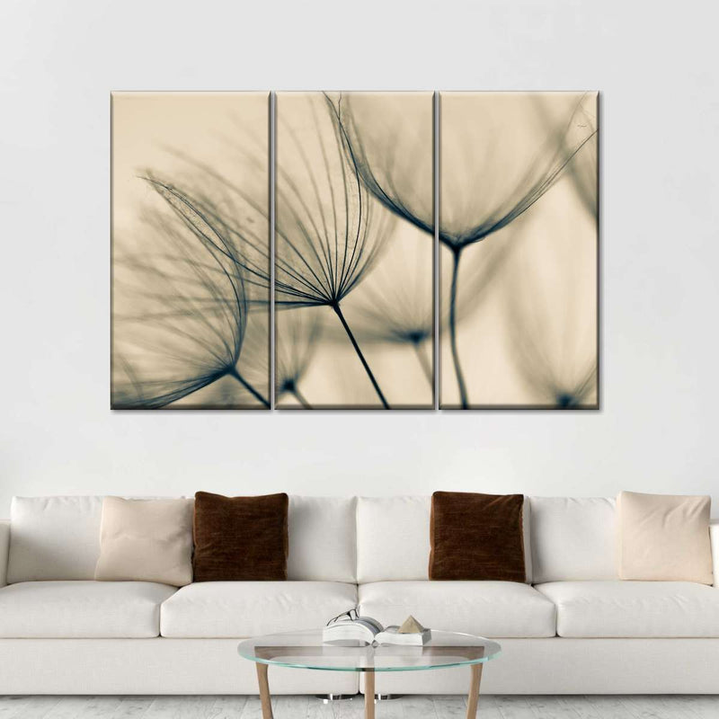 Dandelion Flower Seeds Wall Art