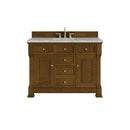 James Martin Brookfield 48" Single Bathroom Vanity, Honey Oak