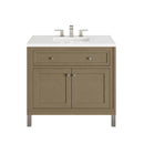 James Martin Chicago 36" Single Bathroom Vanity, Walnut Whisper