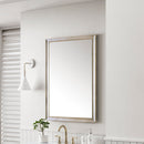 James Martin Glenbrooke 30" Mirror, Whitewashed Oak