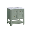 James Martin Breckenridge 30" Single Bathroom Vanity, Smokey Celadon