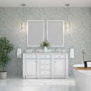 James Martin Bristol 60" Double Bathroom Vanity, Bright White