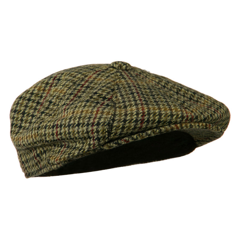 Men's Wool Snap Front Apple Newsboy Hat