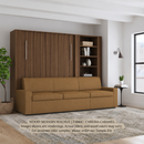 Wall Bed with Extended Sofa