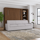 Wall Bed with Extended Sofa