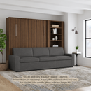 Wall Bed with Extended Sofa