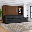 Wall Bed with Extended Sofa