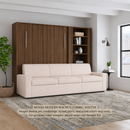 Wall Bed with Extended Sofa