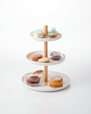 Serving Stand - Steel + Wood