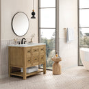 James Martin Breckenridge 36" Single Bathroom Vanity, Light Natural Oak