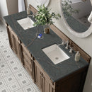 James Martin Bristol 72" Double Bathroom Vanity, Whitewashed Walnut