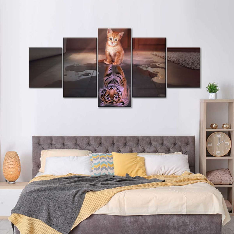 Tiger Kitty Wall Art