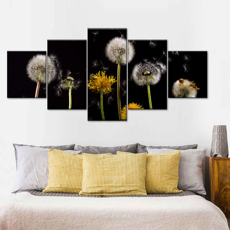 Dandelion In The Wind Wall Art